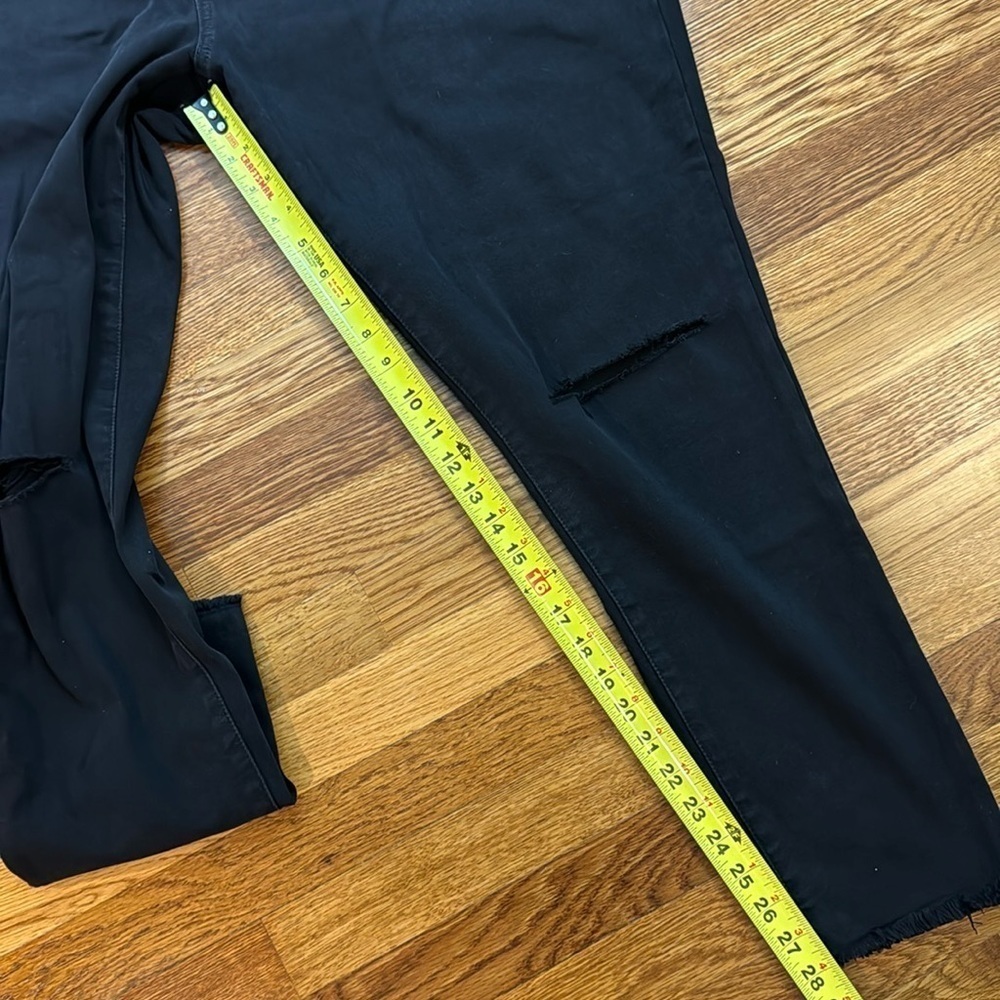 Madewell 10" High-Rise Roadtripper Jeggings Button-Front Edition Black‎ 37 Tall - Picture 16 of 16